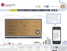 Tablet Screenshot of incentivated.com